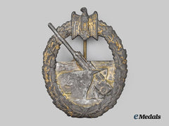 Germany, Kriegsmarine. A Coastal Artillery War Badge, by Steinhauer & Lück