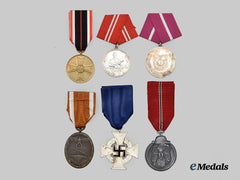 Germany, Third Reich; Germany, Democratic Republic. A Mixed Lot of Service Awards