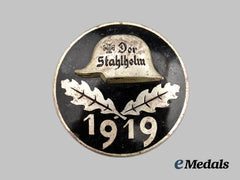 Germany, Der Stahlhelm. A Rare 1919 Commemorative Service Badge, by Der Stahlhof Magdeburg