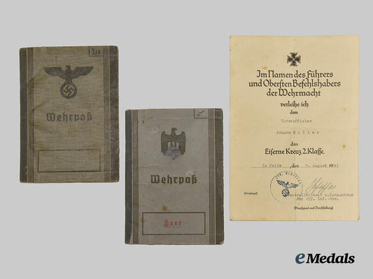 germany,_heer._a_pair_of_wehrpässe,_n_s_d_a_p_member_and_iron_cross_recipient___m_n_c5915