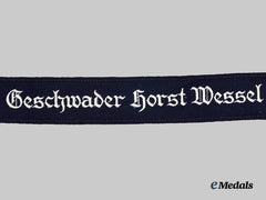 Germany, Luftwaffe. A Mint and Unissued Geschwader Horst Wessel EM/NCO’s Cuff Title