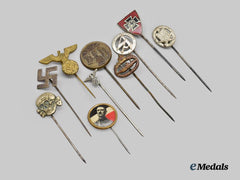 Germany, Imperial; Germany, Third Reich. A Mixed Lot of Stick Pin Badges and Awards