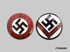 Germany, NSDAP. A Pair of Badges