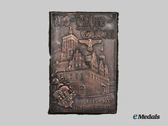 Germany, Third Reich. A 1935 Guben 700th Anniversary Plaque