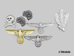 Germany, Third Reich. A Mixed Lot of Cap Insignia for Military and Government Personnel