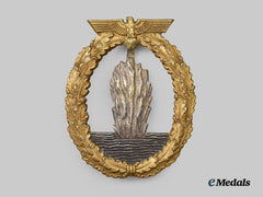 Germany, Kriegsmarine. A Minesweeper War Badge, by Rufol Karneth & Sohn