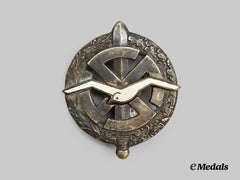 Hungary, Regency. A Rare Glider Proficiency Badge for Ethnic Germans in Hungary