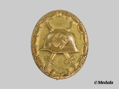 Germany, Wehrmacht. A Gold Grade Wound Badge, by the Vienna Mint