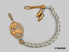 Germany, Heer. A Panzer Marksmanship Lanyard, Grade 11, Refurbished Example