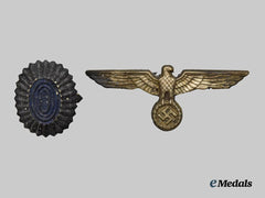 Germany, Wehrmacht. A Pair of Insignia for a Terek Cossack Volunteer’s Kubanka