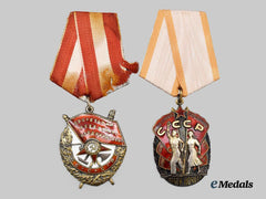 Russia, Soviet Union. A Pair of Awards