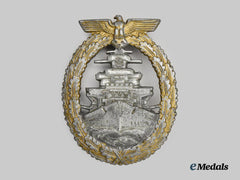 Germany, Kriegsmarine. A High Seas Fleet Badge, Variation I, by Steinhauer & Lück