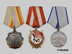 Russia, Soviet Union. A Mixed Lot of Awards