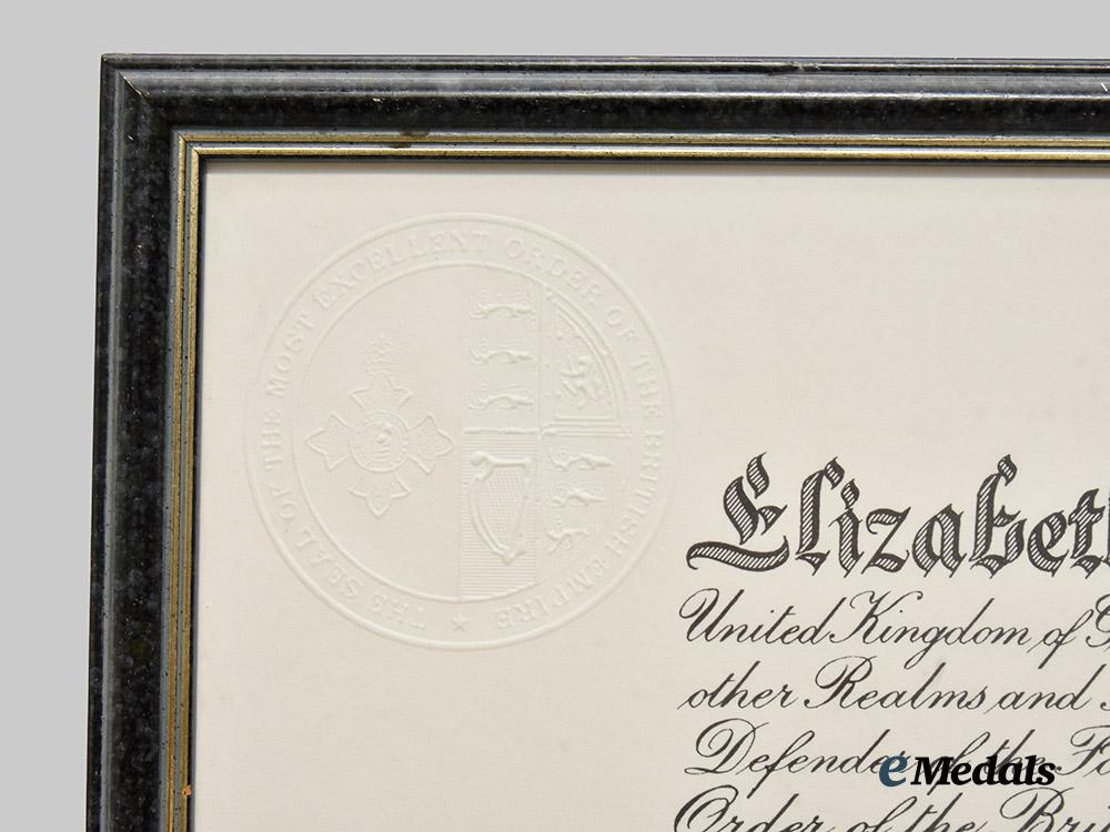 united_kingdom._a_framed_o_b_e_award_document_signed_by_queen_elizabeth&_prince_philip___m_n_c6654