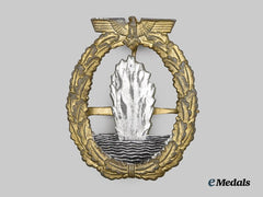 Germany, Kriegsmarine. A Minesweeper War Badge, by Wilhelm Deumer