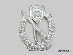 Germany, Wehrmacht. A Mint Infantry Assault Badge, Silver Grade, by Franke & Co.