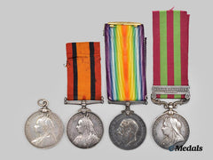 United Kingdom. A Lot of Four Campaign & Service Medals