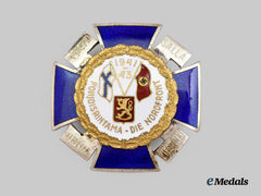 Finland, Republic. A 1941-43 Finnish Nordfront Cross, White Enamelled Variant, by Hopeatakomo Oy