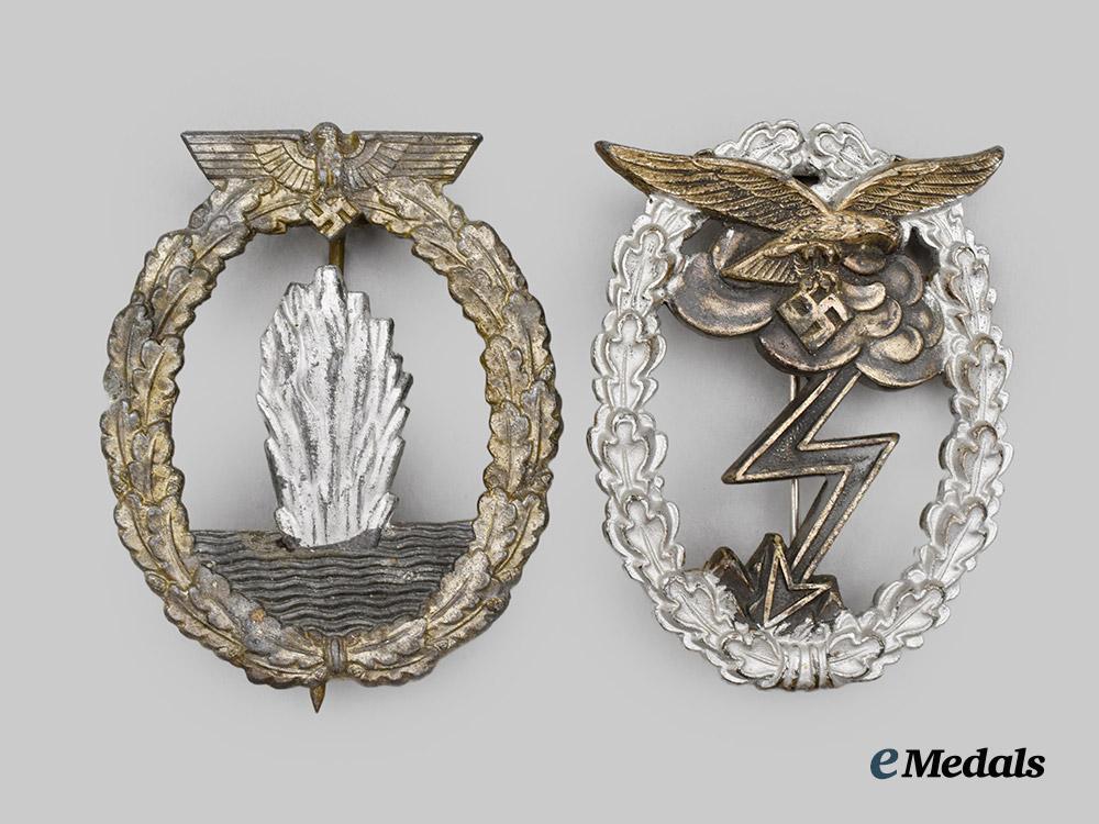 germany,_luftwaffe._a_ground_assault_badge(_osang)&_kriegsmarine_minesweeper_war_badge(_souval)___m_n_c7158