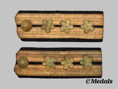 Japan, Empire. A Set of Second War Naval Captain Shoulder Boards