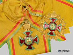 Ethiopia, Kingdom. An Order of Menelik II, Grand Cross Set