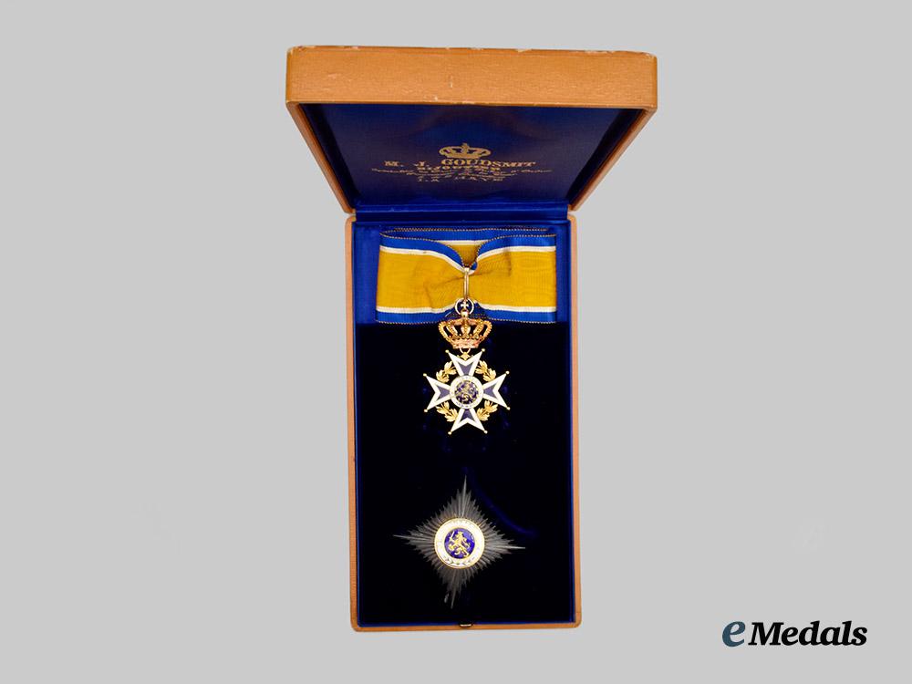 netherlands,_kingdom._an_order_of_orange-_nassau,_civil_division_grand_officer_in_gold,_by_m._j._goudsmit,_c.1935___m_n_c7300