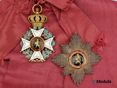 Belgium, Kingdom. An Order of Leopold I, Grand Cross Set, Civil Division, by F. Heremans, c. 1915