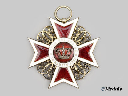 romania,_kingdom._an_early_order_of_the_crown_of_romania,_grand_cross_set,_type_i,_by_k._fischmeister,_c.1900___m_n_c7553