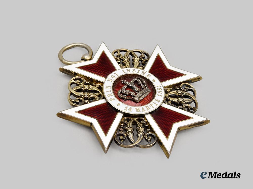 romania,_kingdom._an_early_order_of_the_crown_of_romania,_grand_cross_set,_type_i,_by_k._fischmeister,_c.1900___m_n_c7554