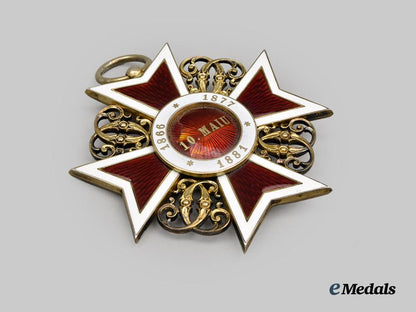 romania,_kingdom._an_early_order_of_the_crown_of_romania,_grand_cross_set,_type_i,_by_k._fischmeister,_c.1900___m_n_c7556