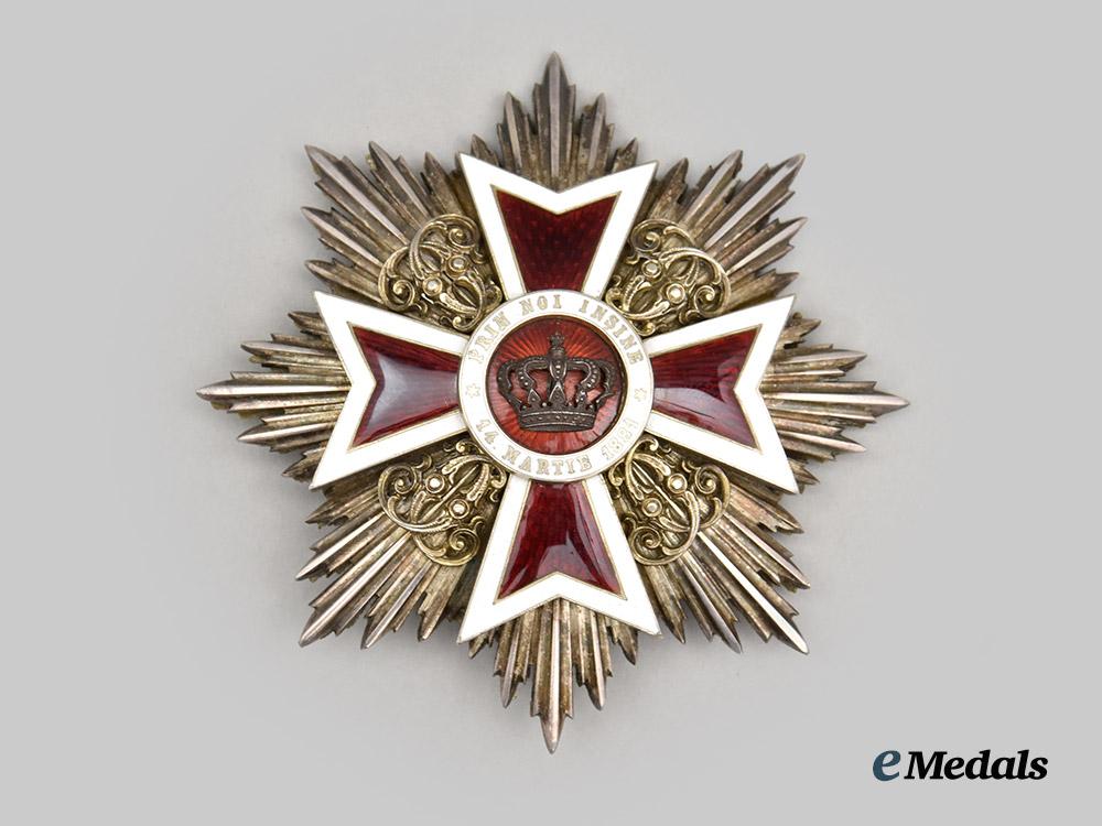 romania,_kingdom._an_early_order_of_the_crown_of_romania,_grand_cross_set,_type_i,_by_k._fischmeister,_c.1900___m_n_c7557