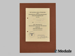 Germany, Heer. A Lot of Award Documents and Photographs to Feldwebel Walter Haas, German Cross in Gold Recipient