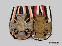 Germany, Imperial. A Medal Bar for a Combat Veteran of the First World War, c. 1935