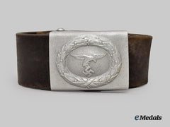 Germany, Luftwaffe. An EM/NCO’s Belt and Buckle, Maker-Marked and Owner-Attributed Example