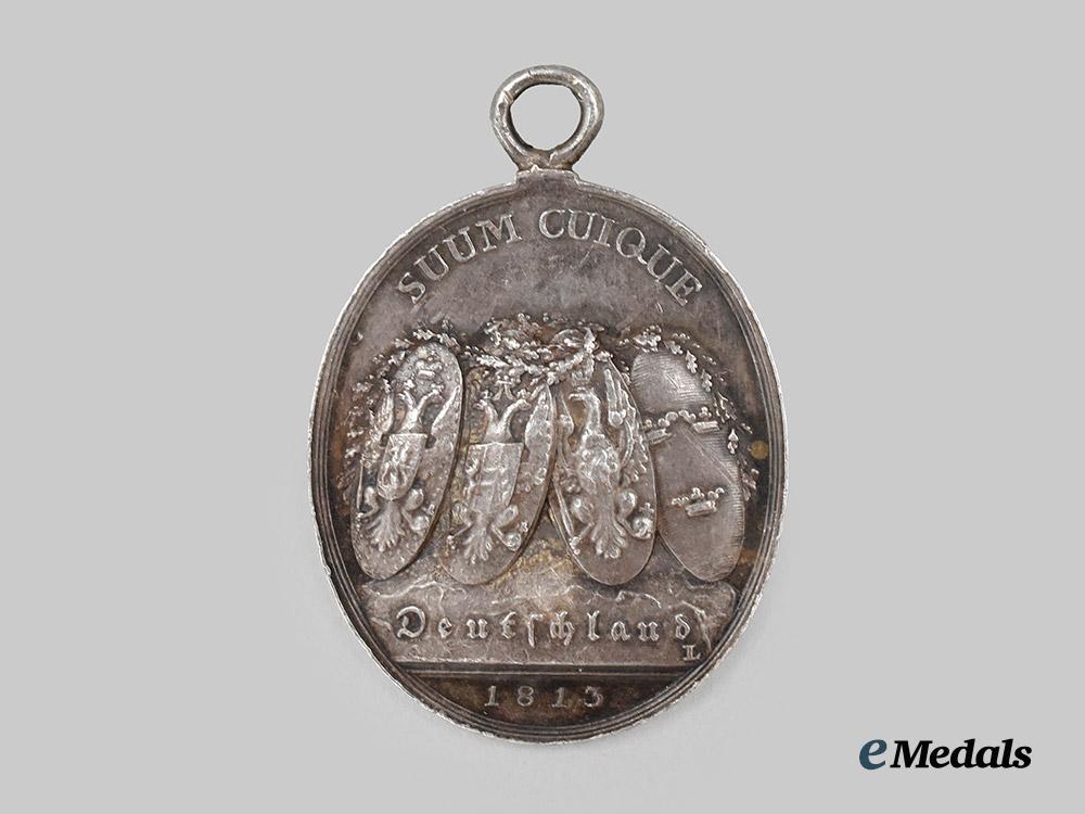 prussia,_kingdon._an1813_german_campaign_commemorative_pendant_in_silver,_by_daniel_friedrich_loos___m_n_c8122