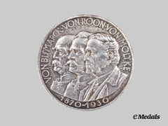 Germany, Weimar Republic. A Battle of Sedan 60th Anniversary Medal in Silver, by the Saxon Mint