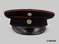 Germany, Imperial. A Motorized Troops Visor Cap, Owner-Attributed Example