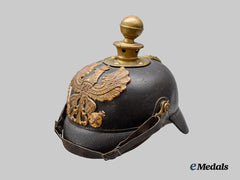 Germany, Imperial. A Model 1895 Artillery Enlisted Personnel Pickelhaube