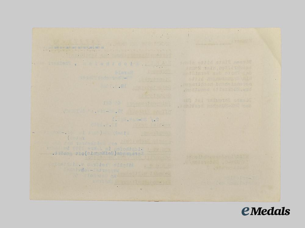 germany,_s_s._a_h_i_a_g_tracing_service_file_for_s_s-_oberscharführer_harald_freiherr_von_richthofen___m_n_c8404