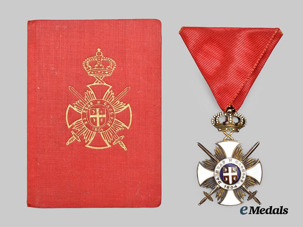 serbia,_kingdom._an_order_of_the_star_of_karageorg,_i_v_class_with_swords_to_zivan_g._mitrovic___m_n_c8453