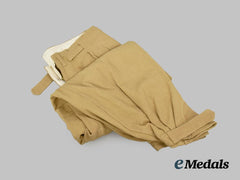 Germany, Luftwaffe. A Pair of Unissued Tropical Luftwaffe Field Service Trousers for Enlisted Men