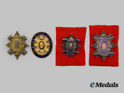 canada,_united_kingdom._four_royal_highlanders"_the_black_watch"_badges___m_n_c8571