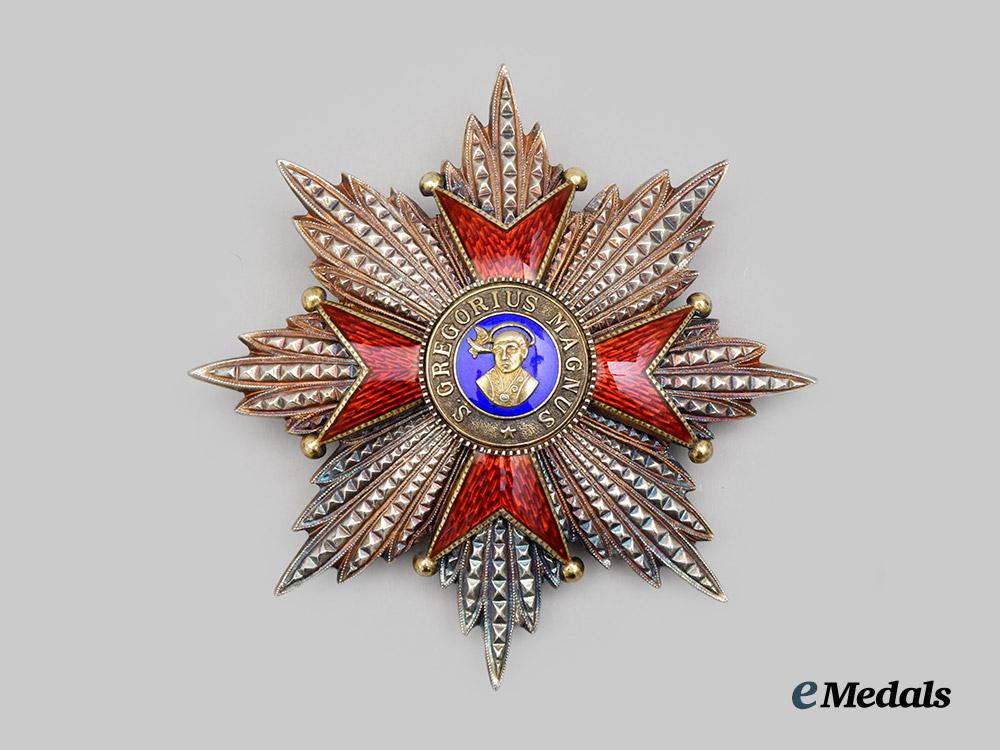 vatican,_papal_state._an_order_of_st._gregory_the_great,_grand_cross_i._class,_by_tanfani_bertarelli,_c.1930___m_n_c8611