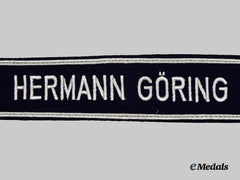 Germany, Luftwaffe. A Mint 1st Fallschirm-Panzer Division Hermann Göring NCO’s Cuff Title