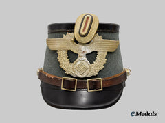 Germany, Ordnungspolizei. An EM/NCO’s Shako, Owner-Attributed Example, by H. Becker & Co.