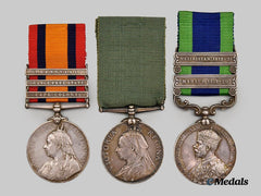 United Kingdom. A Lot of Three Medals (South Africa / Indian General Service / Volunteer Long Service)