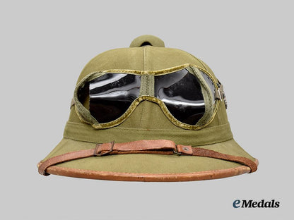 germany,_luftaffe._a_tropical_helmet,_rare_olive-_drab_version_with_goggles,_by_o_r_l___m_n_c8942