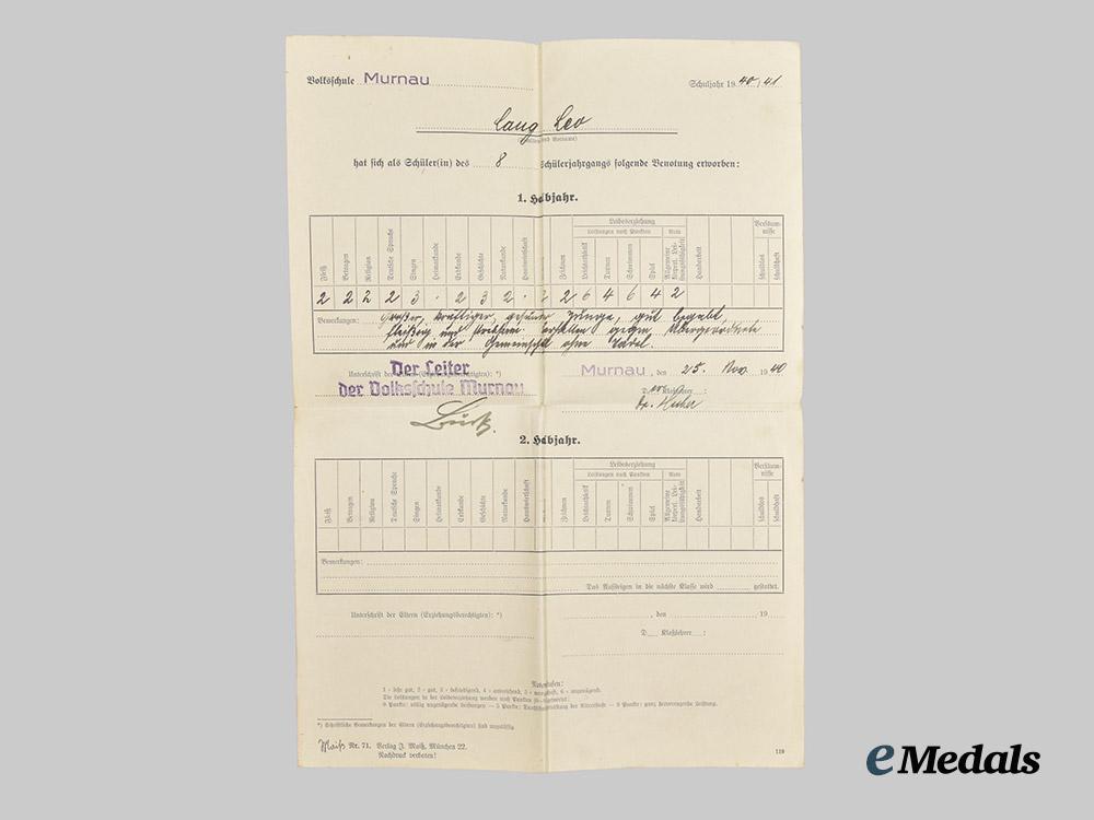 germany,_kriegsmarine._a_gebührnisbuch_and_documents_to_leo_lang,_youth_conscript_serving_in_naval_region_norway___m_n_c9078