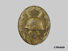 Germany, Wehrmacht. A Gold Grade Wound Badge, by Friedrich Orth