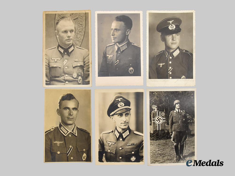 germany,_wehrmacht._a_mixed_lot_of_wartime_photos_of_decorated_combatants___m_n_c9146